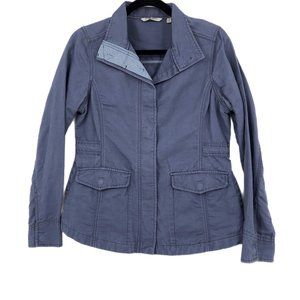 Toad&Co Blue Classic Linen-Cotton Utility Jacket | Perfect for Any Season